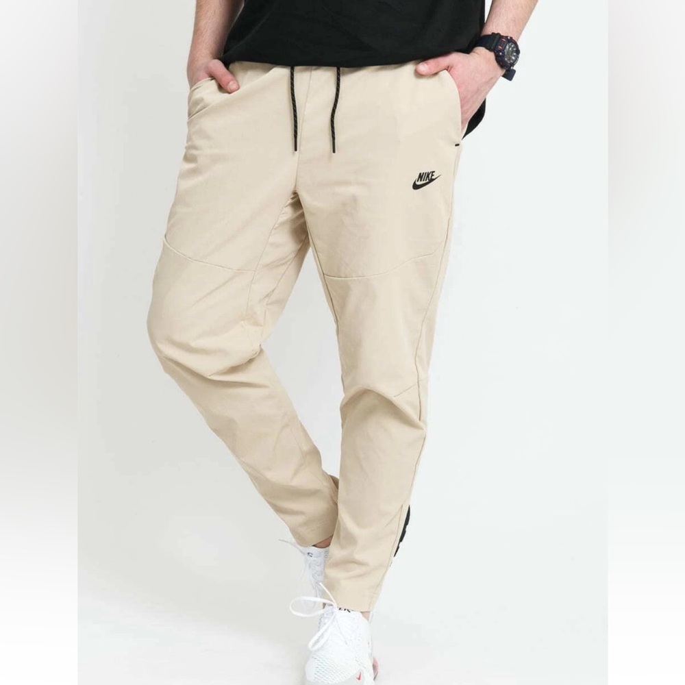 Nike Woven Jogger Pants Beige/Tan NEW With Tags